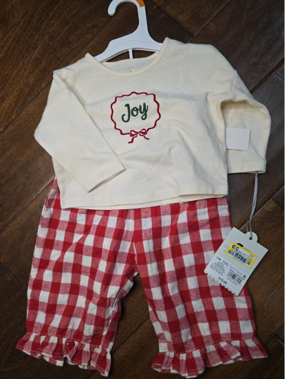 3 to 6m brand new christmas outfit from cloud island item 398G6